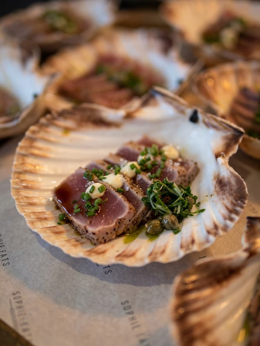 Elegante amuse-bouches en canapés